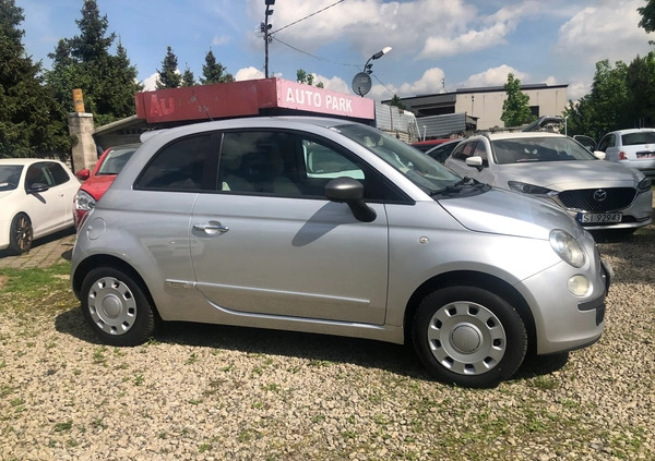 Fiat 500 cena 18500 przebieg: 148000, rok produkcji 2009 z Bychawa małe 497